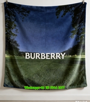 Burberry Night Park Scene Print Flannel Sofa Throw Blanket B236